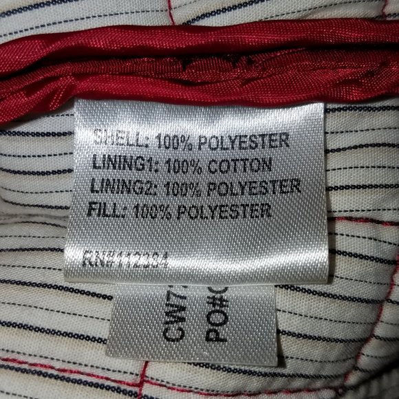 Calvin Klein Red Quilted Coat - Picture 4 of 8